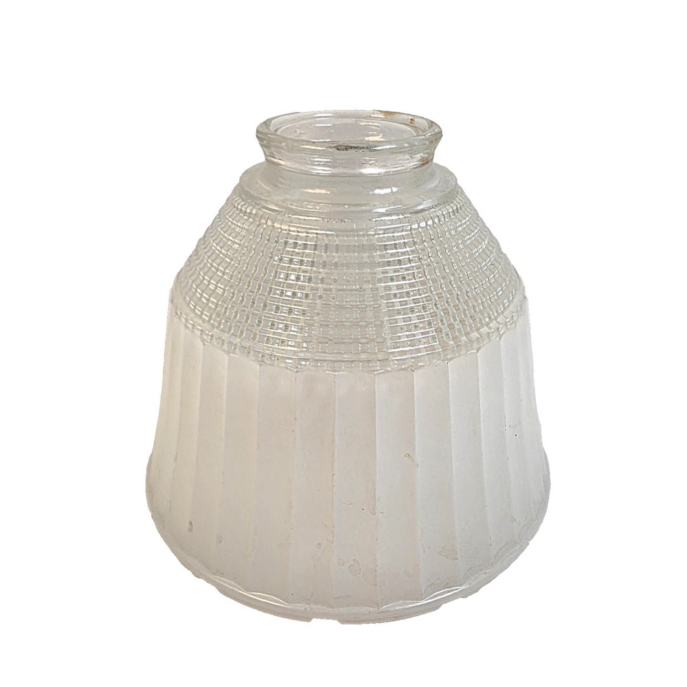 Vintage National Home Lamp Council No 955 Glass Reflector Shade Pat 2794115 MCM